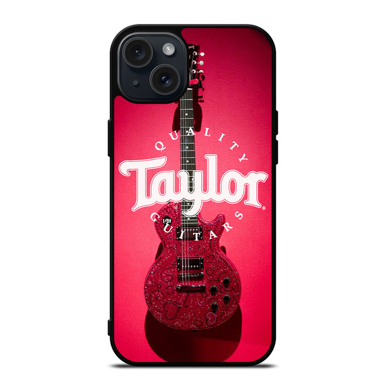 TAYLOR QUALITY GUITARS RED iPhone 15 Plus Case Cover