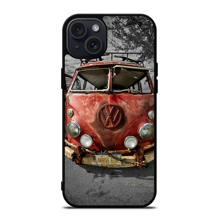VW VOLKSWAGEN VAN RUSTY iPhone 15 Plus Case Cover