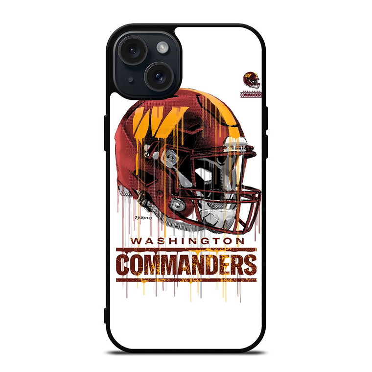WASHINGTON COMMANDERS HELM ICON iPhone 15 Plus Case Cover