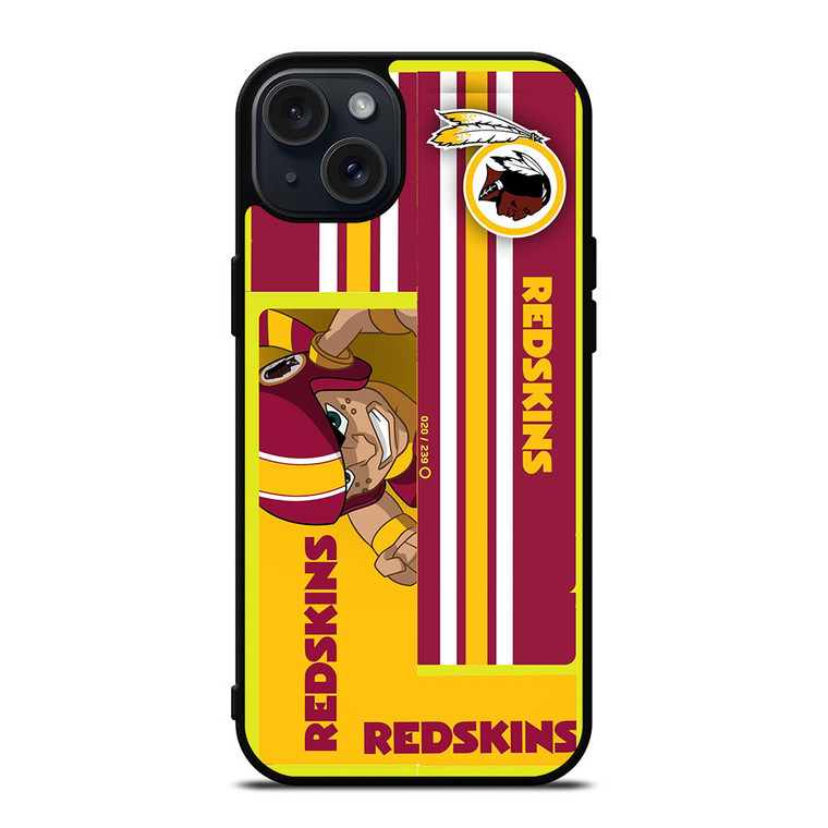 WASHINGTON REDSKINS YELLOW RED MLS iPhone 15 Plus Case Cover