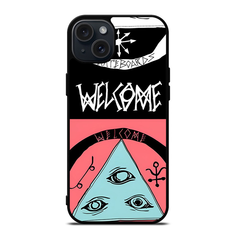 WELCOME SKATEBOARDS TWO iPhone 15 Plus Case Cover