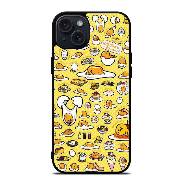 YELLOW GUDETAMA LAZY EGG iPhone 15 Plus Case Cover