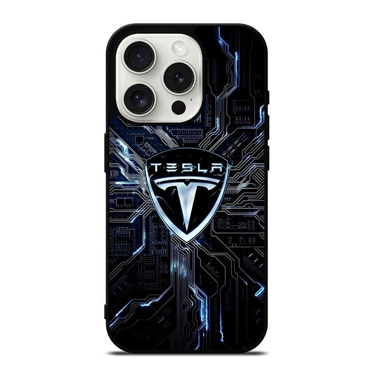 TESLA ELECTRIC iPhone 15 Pro Case Cover