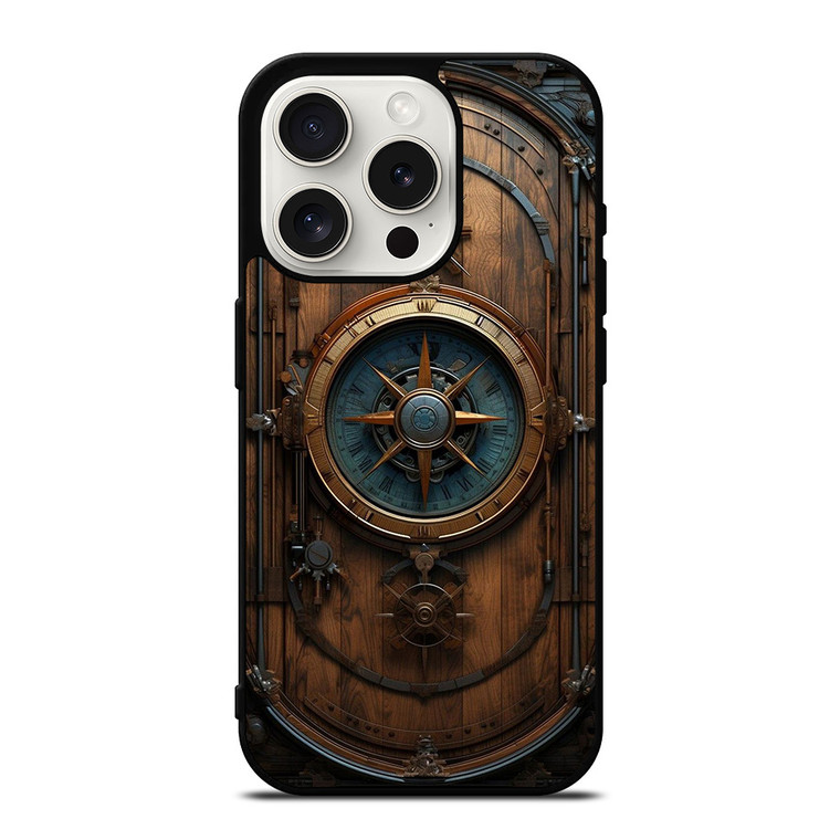 VINTAGE MAP COMPASS iPhone 15 Pro Case Cover