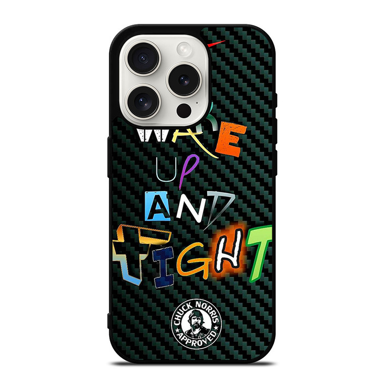 WAKE UP AND TIGHT NIKE iPhone 15 Pro Case Cover