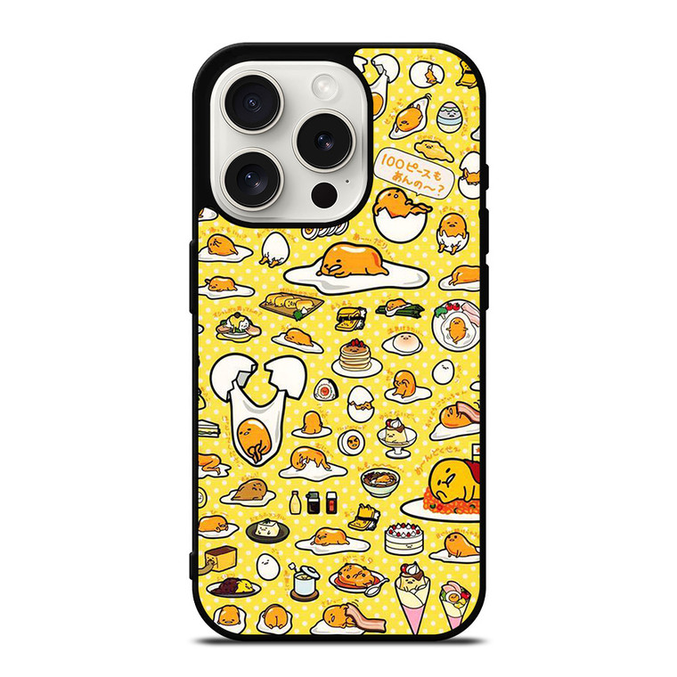 YELLOW GUDETAMA LAZY EGG iPhone 15 Pro Case Cover