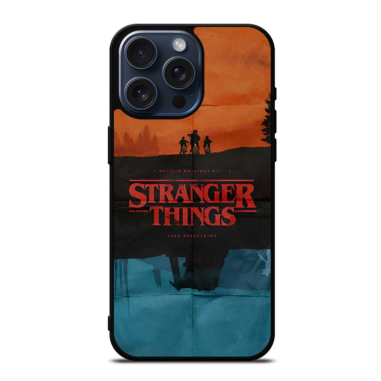 STRANGER THINGS POSTER iPhone 15 Pro Max Case Cover