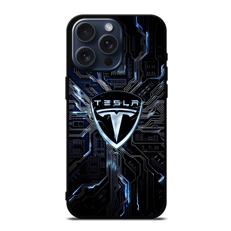 TESLA ELECTRIC iPhone 15 Pro Max Case Cover