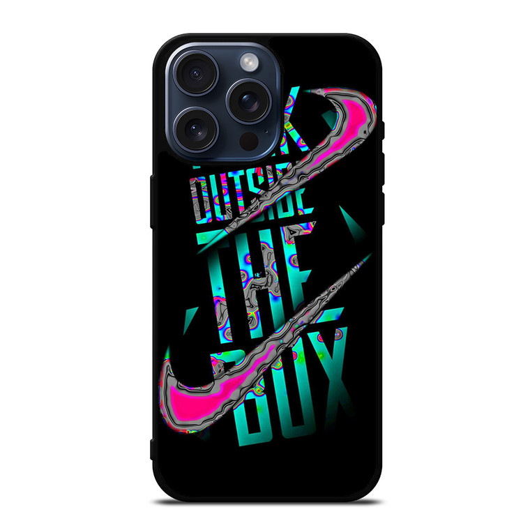 THINK OUTSIDE THE BOX iPhone 15 Pro Max Case Cover
