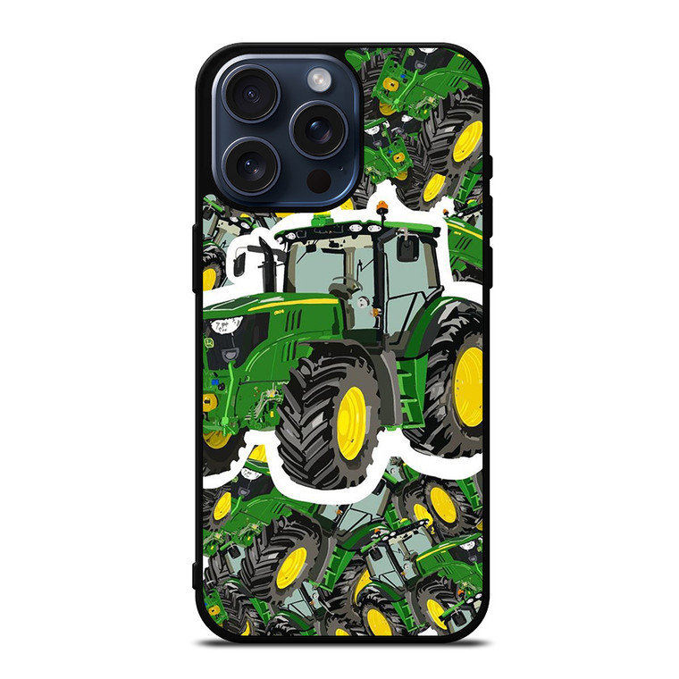 TRACTOR STICKER JOHN DEERE iPhone 15 Pro Max Case Cover