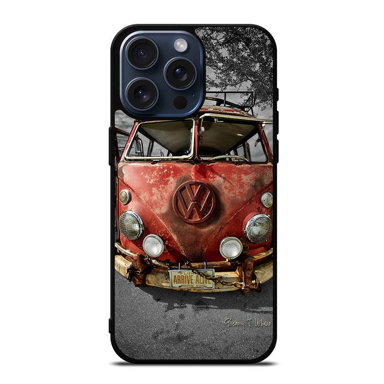 VW VOLKSWAGEN VAN RUSTY iPhone 15 Pro Max Case Cover