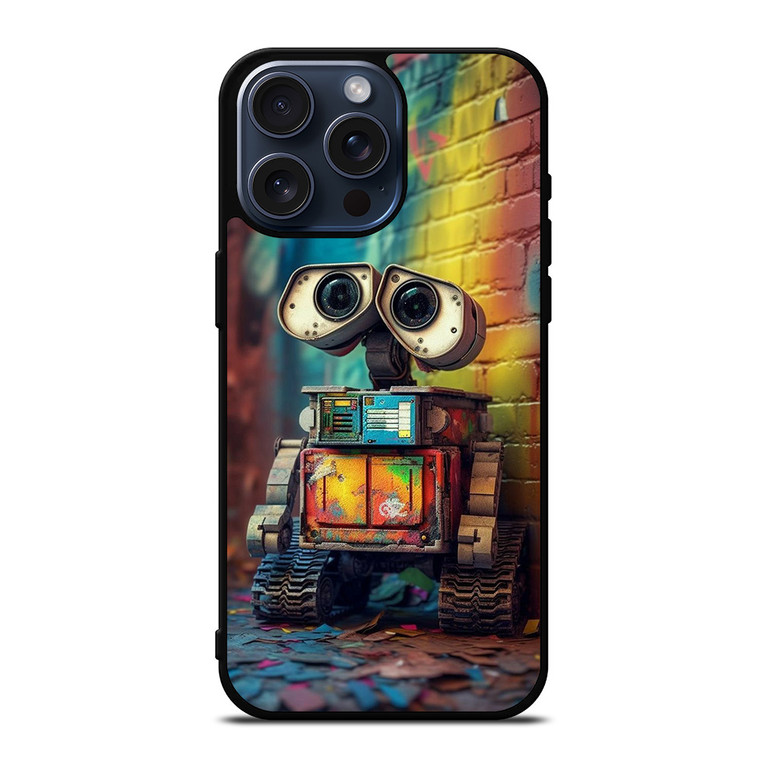 WALL E ROBOT COLORFUL iPhone 15 Pro Max Case Cover