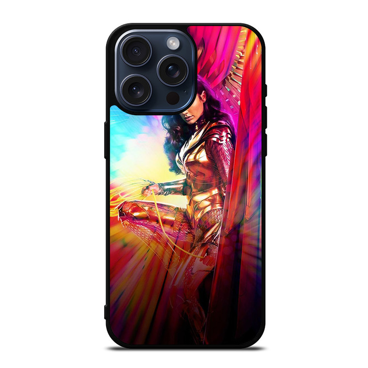 WONDER WOMAN ABSTRAC ART iPhone 15 Pro Max Case Cover