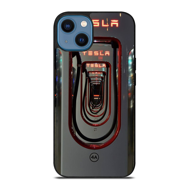 TESLA STATION CHARGE iPhone 14 Case Cover