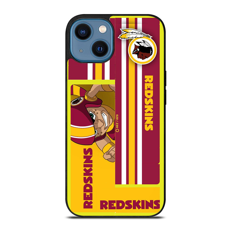 WASHINGTON REDSKINS YELLOW RED MLS iPhone 14 Case Cover