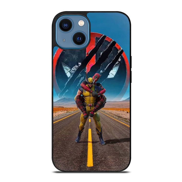 WOLVERINE FEAT DEADPOL MARVEL iPhone 14 Case Cover