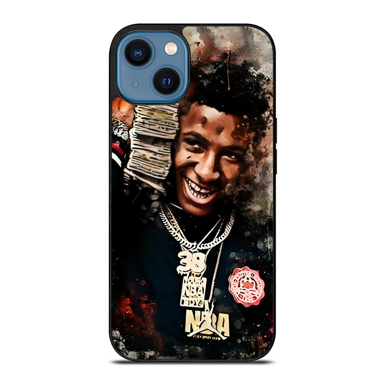 YOUNGBOY NEVER BROKE AGAIN ABSTRAC iPhone 14 Case Cover