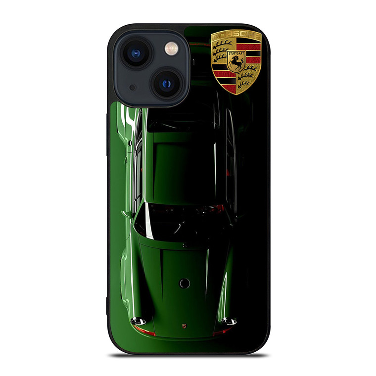PORSCHE CAR GREEN iPhone 14 Plus Case Cover