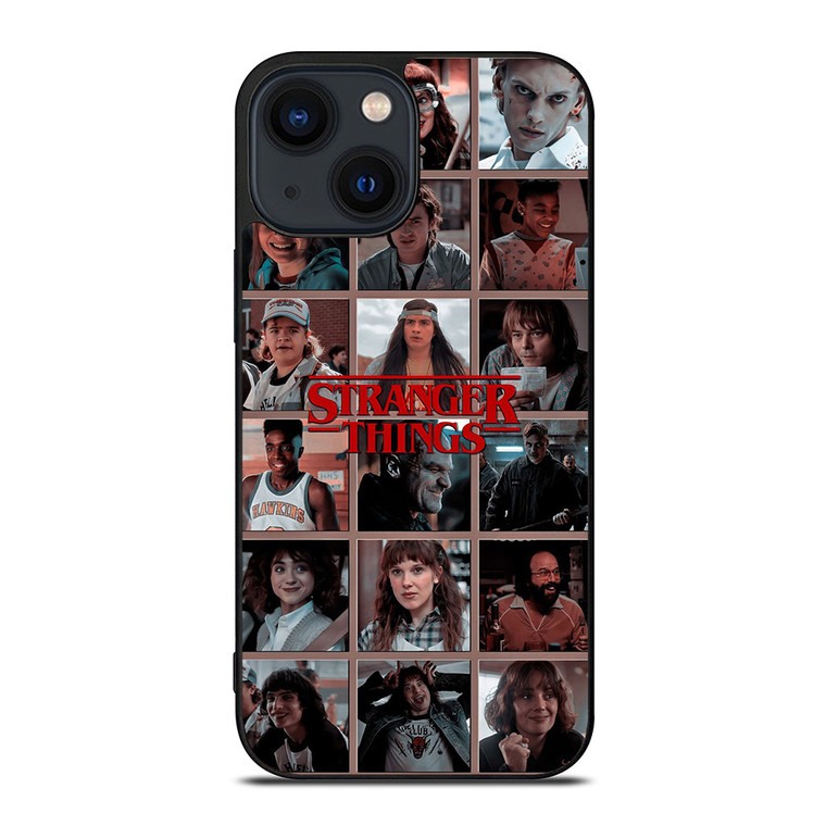 STRANGER THINGS ALL CHARACTER iPhone 14 Plus Case Cover