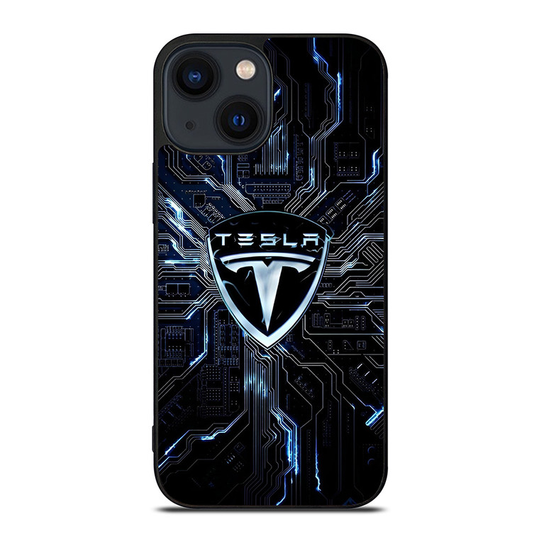 TESLA ELECTRIC iPhone 14 Plus Case Cover