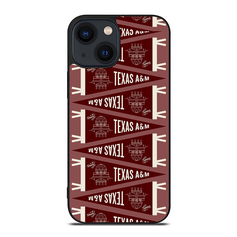 TEXAS AGGIES FLAG iPhone 14 Plus Case Cover