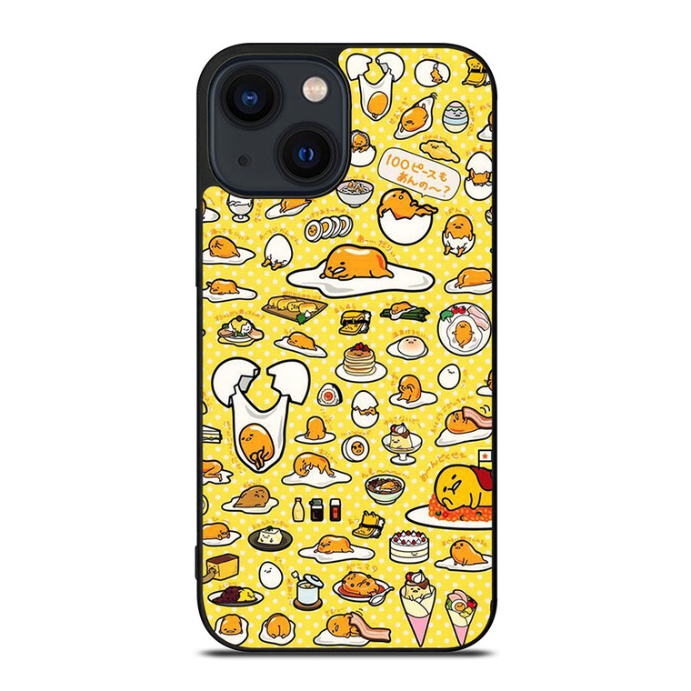 YELLOW GUDETAMA LAZY EGG iPhone 14 Plus Case Cover