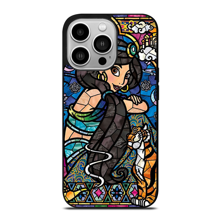 Princess Jasmine Aladdin Fairy Tale Stained iPhone 14 Pro Case Cover