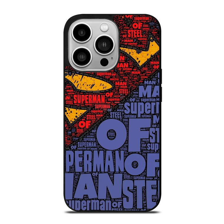 SUPERMAN LOGO ART WALL iPhone 14 Pro Case Cover