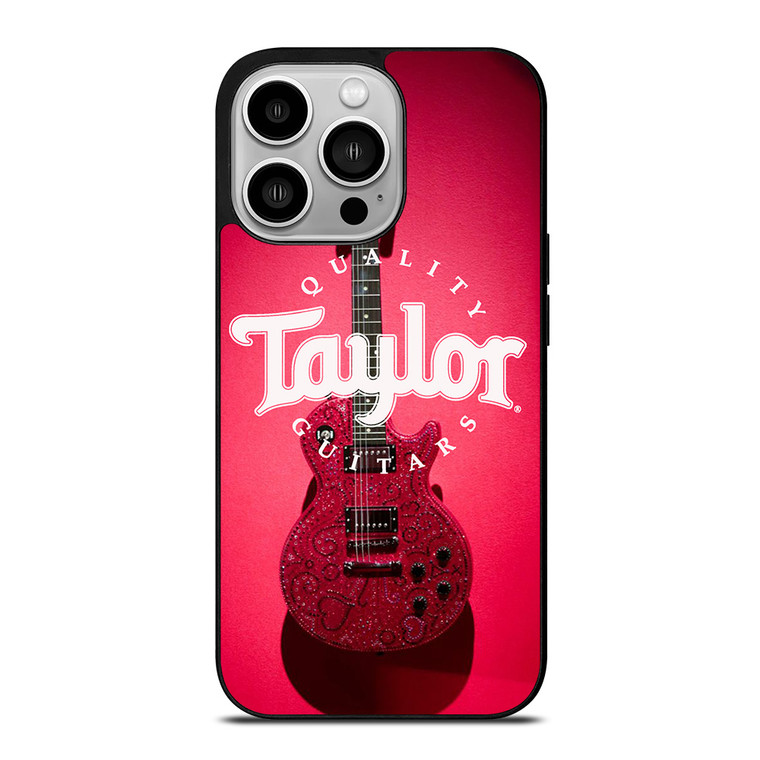TAYLOR QUALITY GUITARS RED iPhone 14 Pro Case Cover