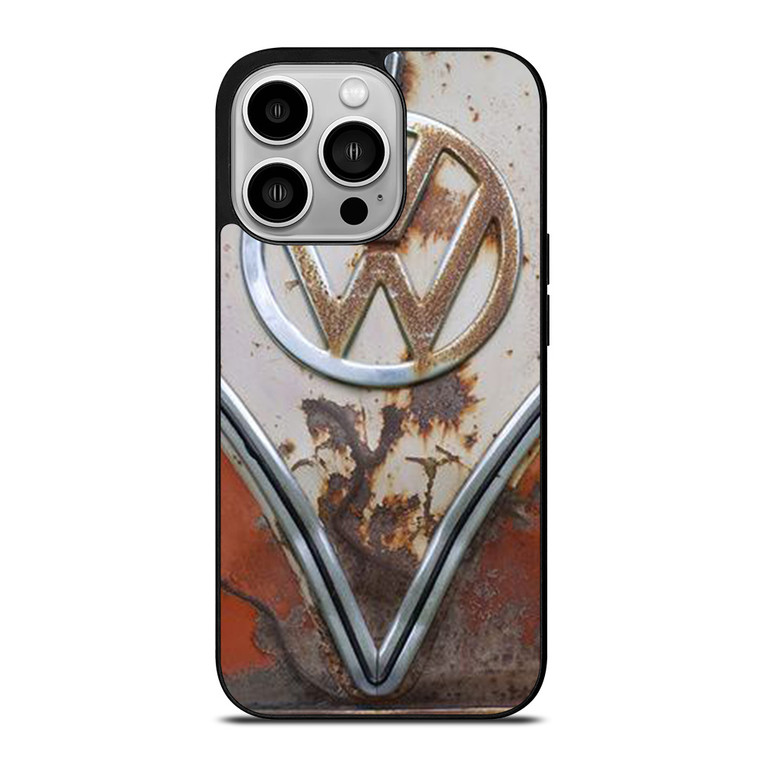 VW VOLKSWAGEN EMBLEM RUSTY iPhone 14 Pro Case Cover