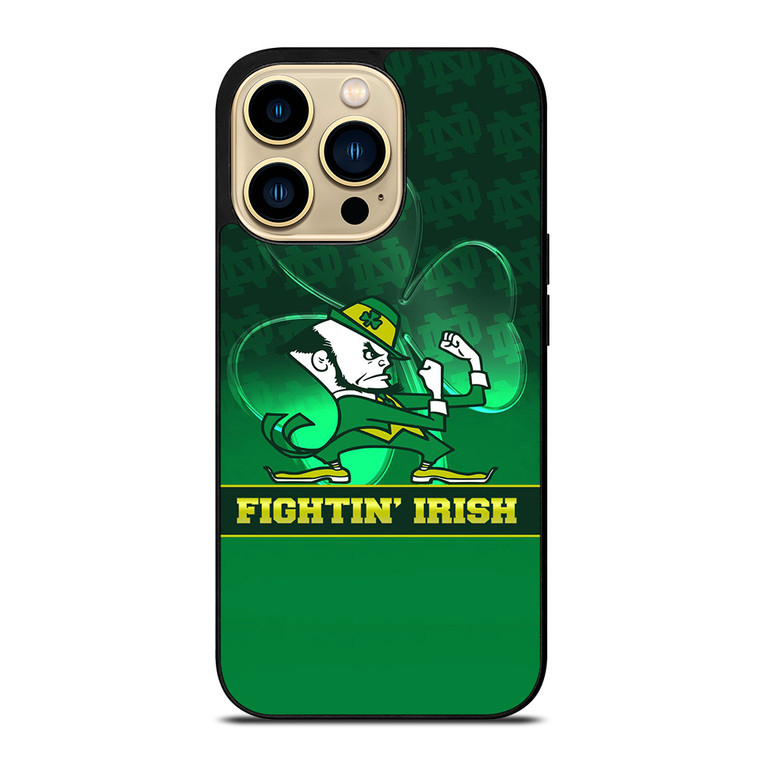 NOTRE DAME IRISH GREEN WALL iPhone 14 Pro Max Case Cover