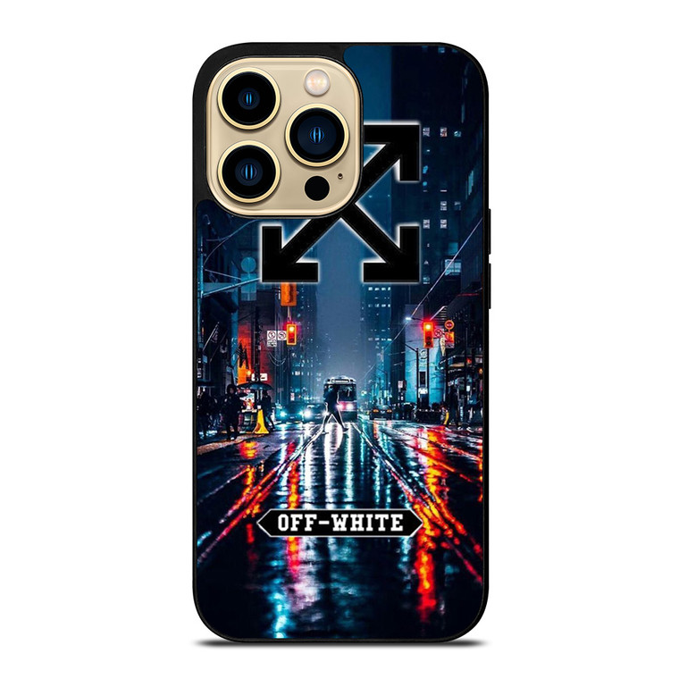 OFF WHITE NIGHT CITY iPhone 14 Pro Max Case Cover