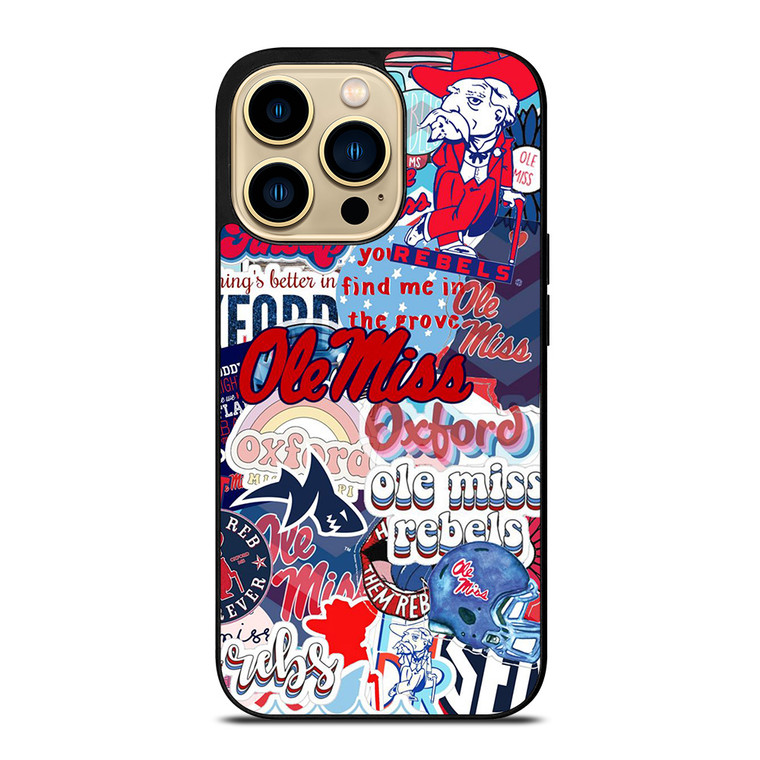 OLE MISS BASEBALL COLLAGE iPhone 14 Pro Max Case Cover