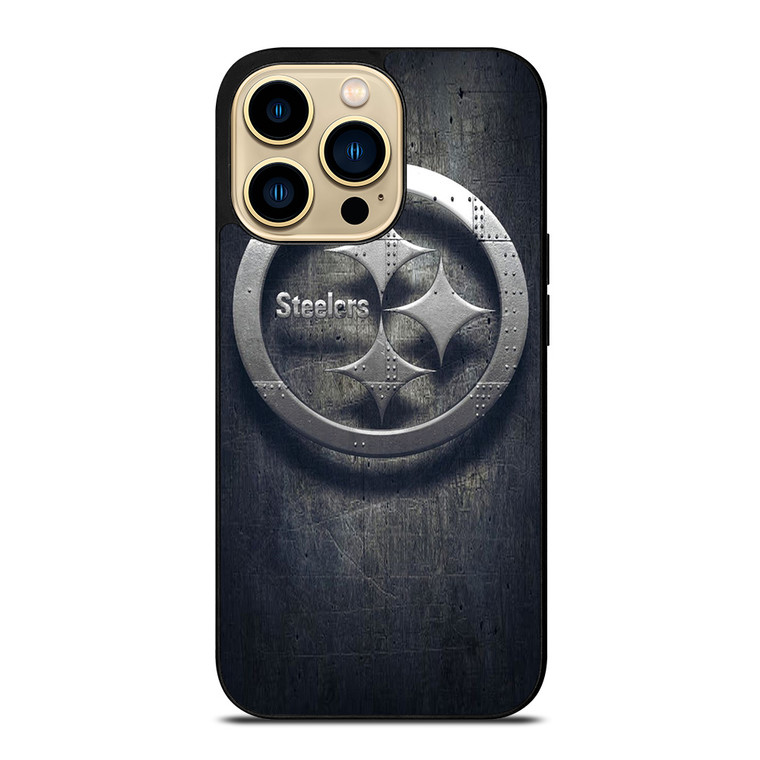 PITTSBURGH STEELERS METAL iPhone 14 Pro Max Case Cover