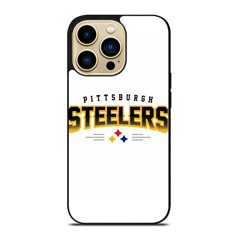 PITTSBURGH STEELERS WHITE WALL iPhone 14 Pro Max Case Cover
