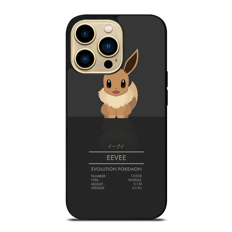POKEMON EEVEE ABILITY iPhone 14 Pro Max Case Cover