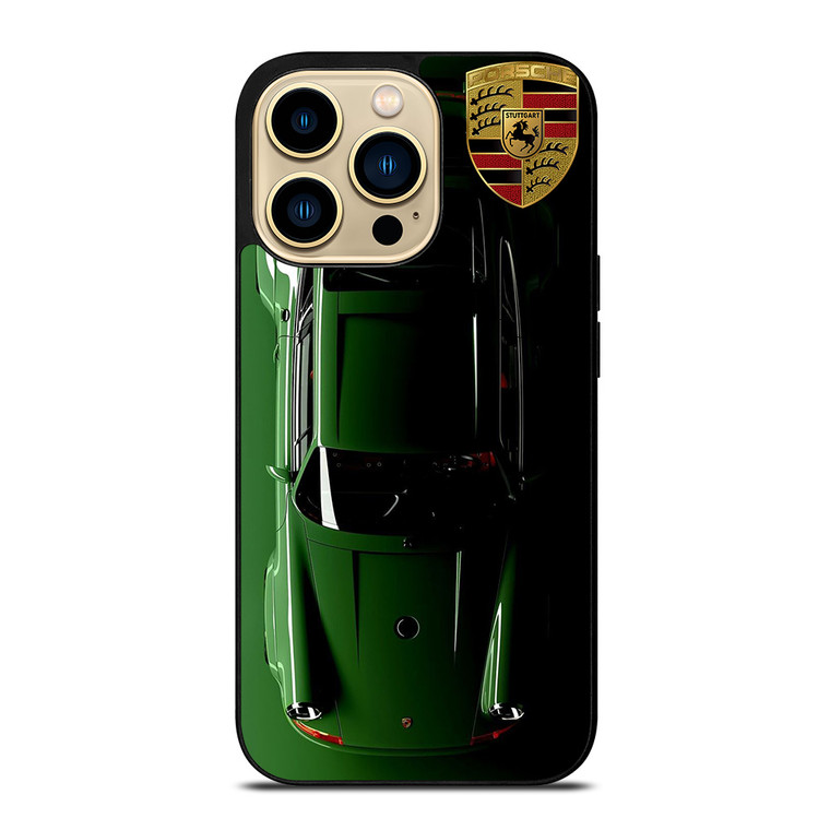 PORSCHE CAR GREEN iPhone 14 Pro Max Case Cover