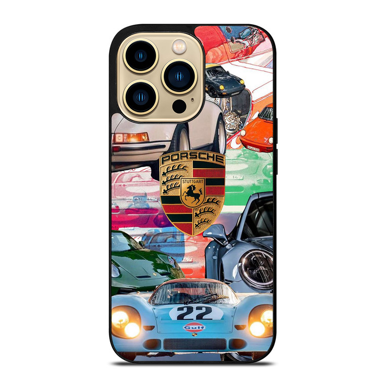 PORSCHE COLLAGE POSTER iPhone 14 Pro Max Case Cover
