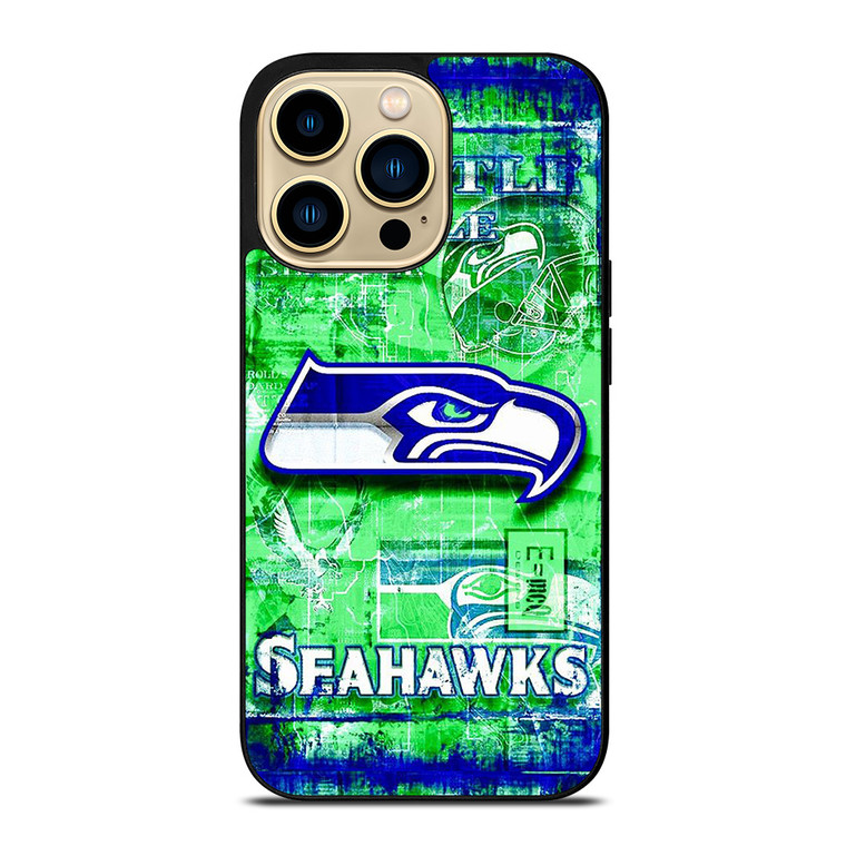 SEATTLE SEAHAWKS SKIN iPhone 14 Pro Max Case Cover