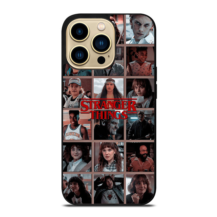 STRANGER THINGS ALL CHARACTER iPhone 14 Pro Max Case Cover