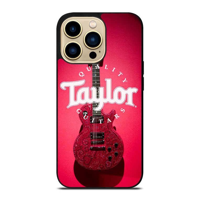 TAYLOR QUALITY GUITARS RED iPhone 14 Pro Max Case Cover