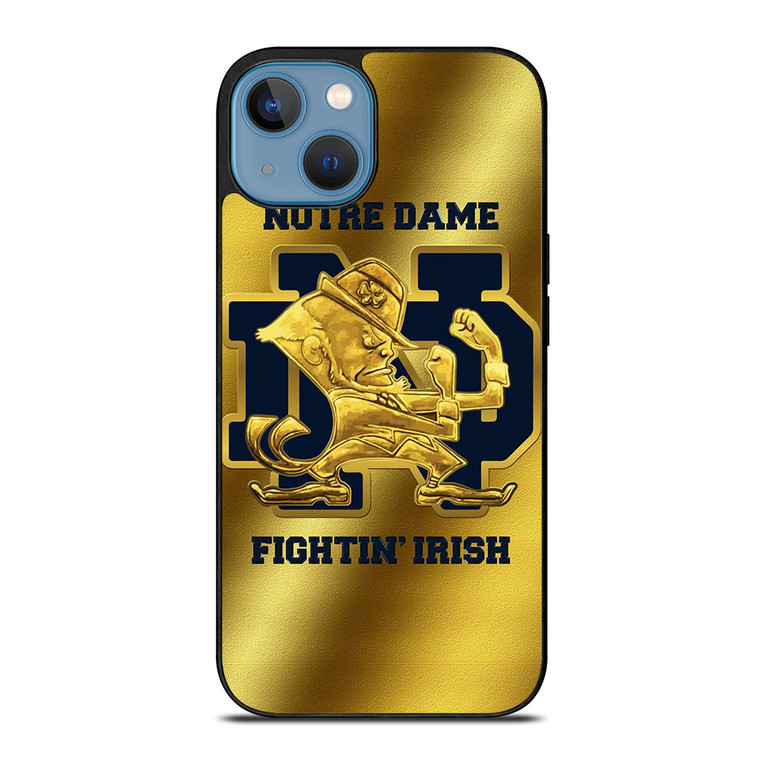 NOTRE DAME GOLD EMBLEM iPhone 13 Case Cover