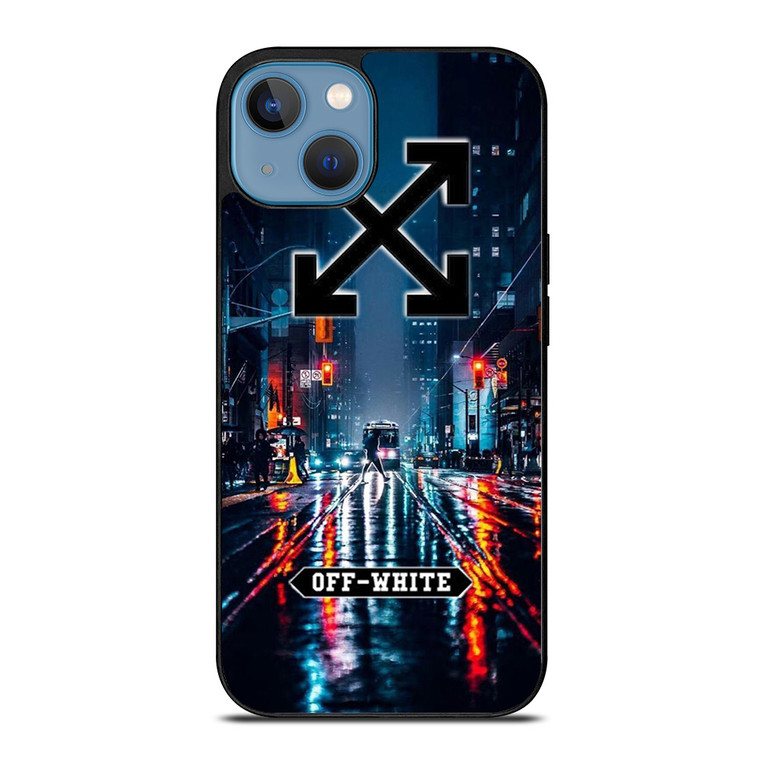 OFF WHITE NIGHT CITY iPhone 13 Case Cover