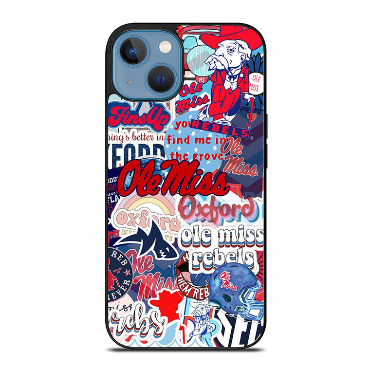 OLE MISS BASEBALL COLLAGE iPhone 13 Case Cover