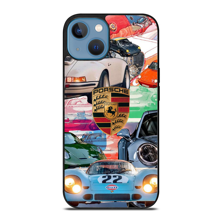 PORSCHE COLLAGE POSTER iPhone 13 Case Cover