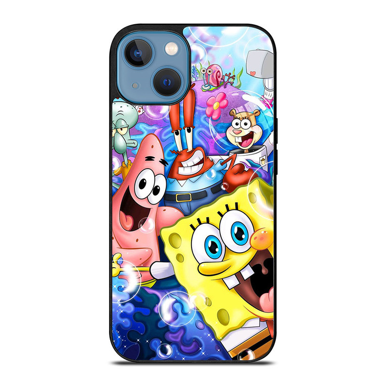 SPONGEBOB AND FRIEND BUBLE iPhone 13 Case Cover