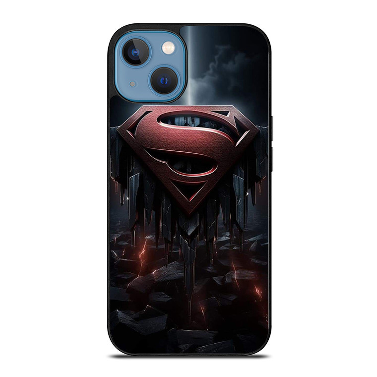 SUPERMAN DARK LOGO ICON iPhone 13 Case Cover