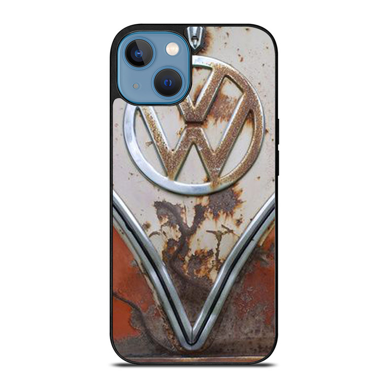 VW VOLKSWAGEN EMBLEM RUSTY iPhone 13 Case Cover