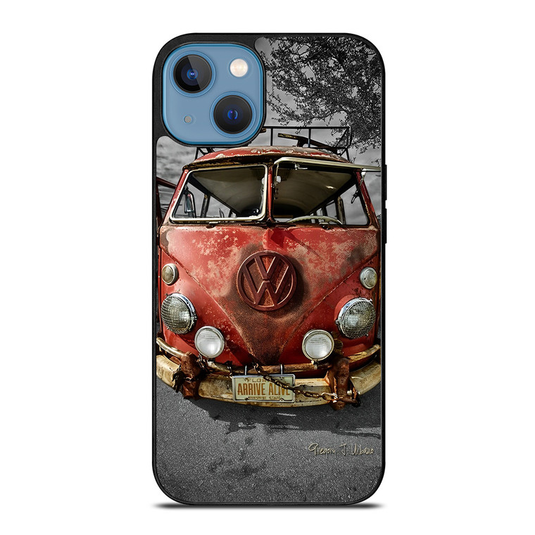 VW VOLKSWAGEN VAN RUSTY iPhone 13 Case Cover