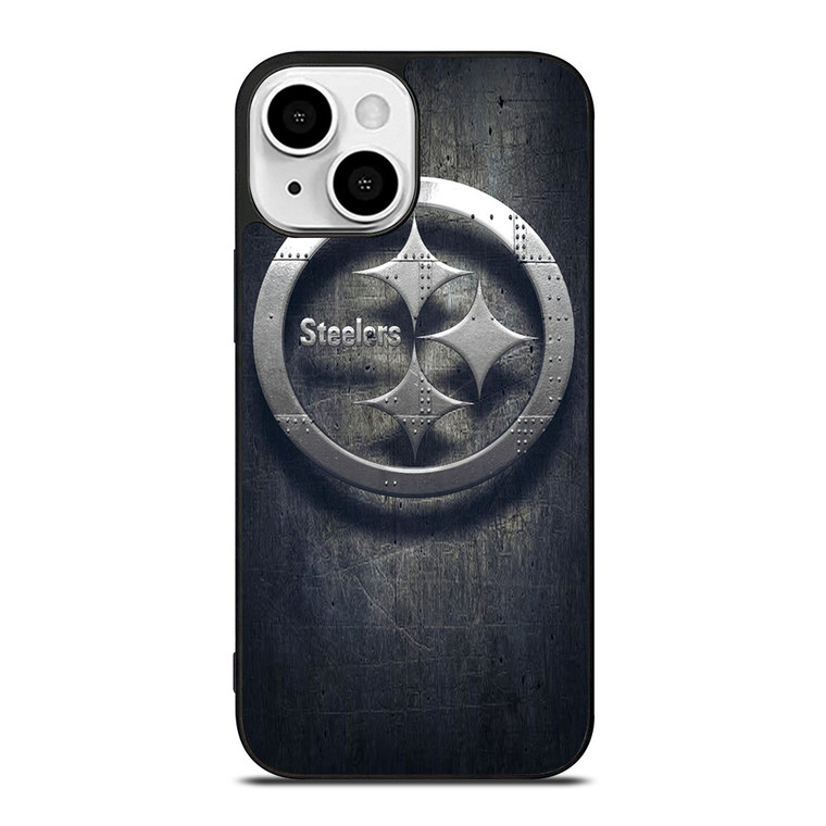 PITTSBURGH STEELERS METAL iPhone 13 Mini Case Cover